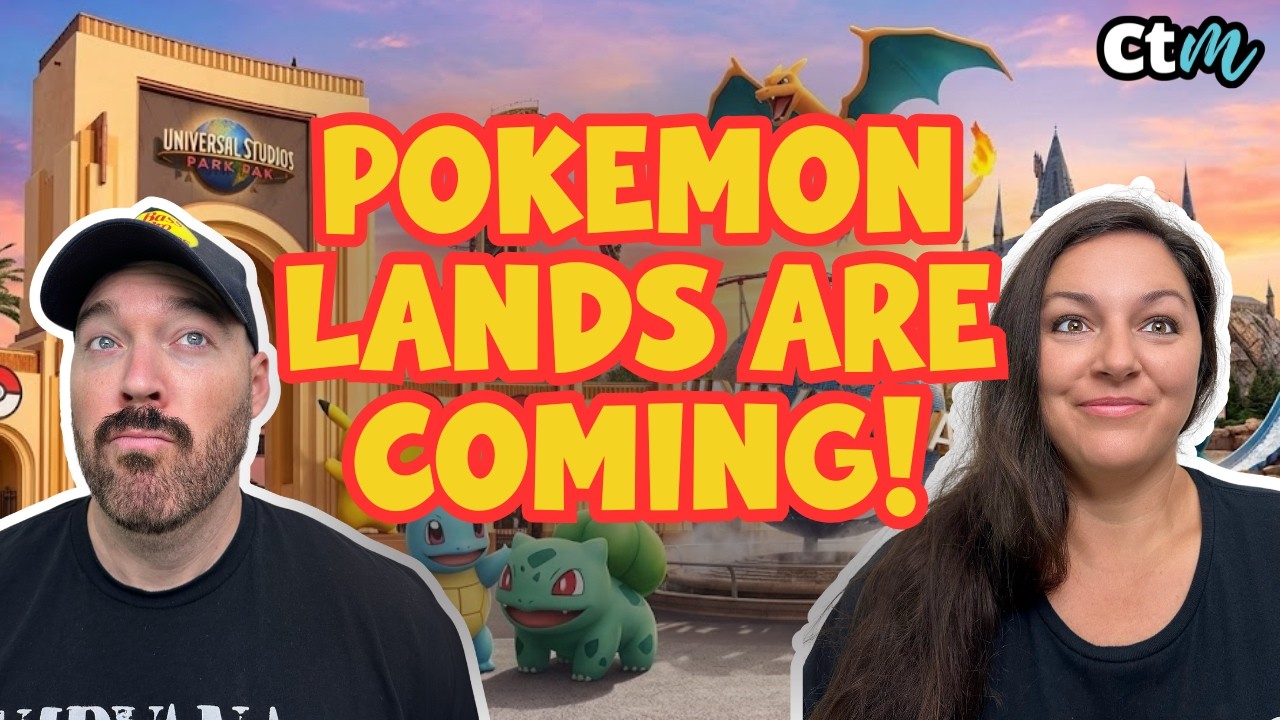 Компания Universal официально открывает тематические зоны Pokémon в парках Universal Studios.