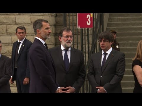 Barcelona holds mass at the Sagrada Familia for attack victims