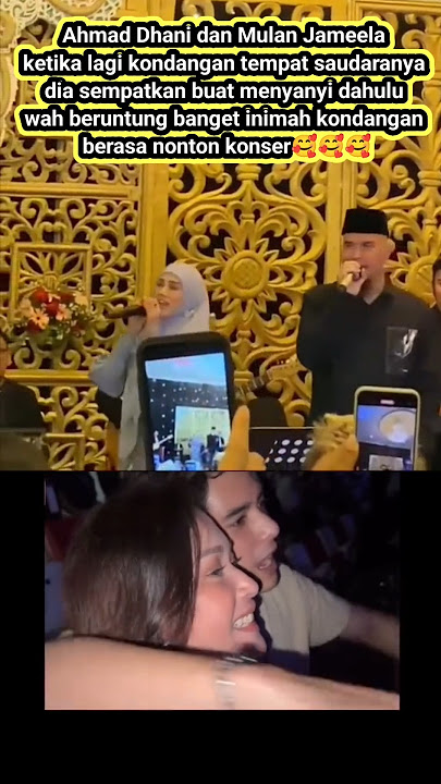 Kondangan berasa nonton konser Ahmad Dhani dan Mulan Jameela