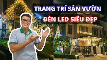 SÂN VƯỜN ĐẸP | SÂN VƯỜN ĐẸP LUNG LINH VỚI HỆ THỐNG ĐÈN LED TRANG TRÍ TỰ ĐỘNG