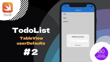 Swift で TodoList を作ってみた　#２