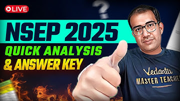 NSEP 2025 | Complete Final Answer Key | Quick Analysis 🔍🔥| Vinay Shur Sir