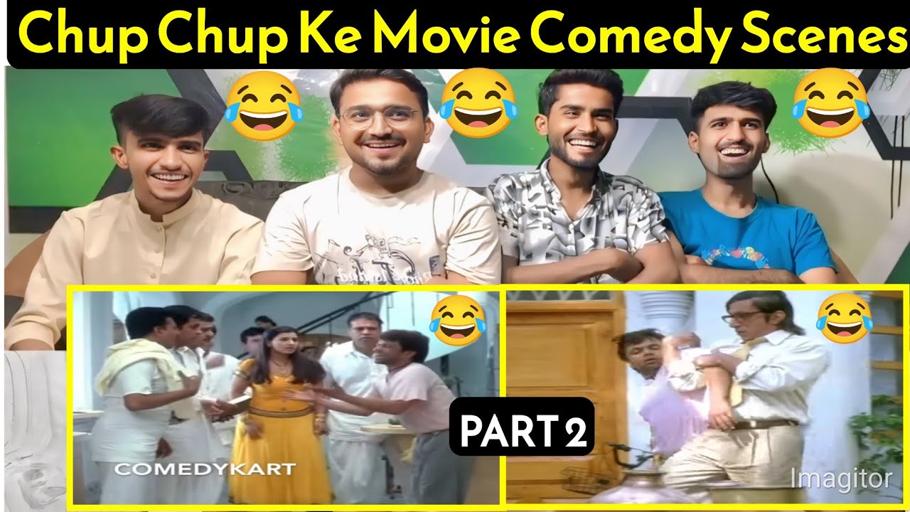 Reaction On Reaction On Rajpal Yadav Comedy scenes | chup chup ke || Part 2