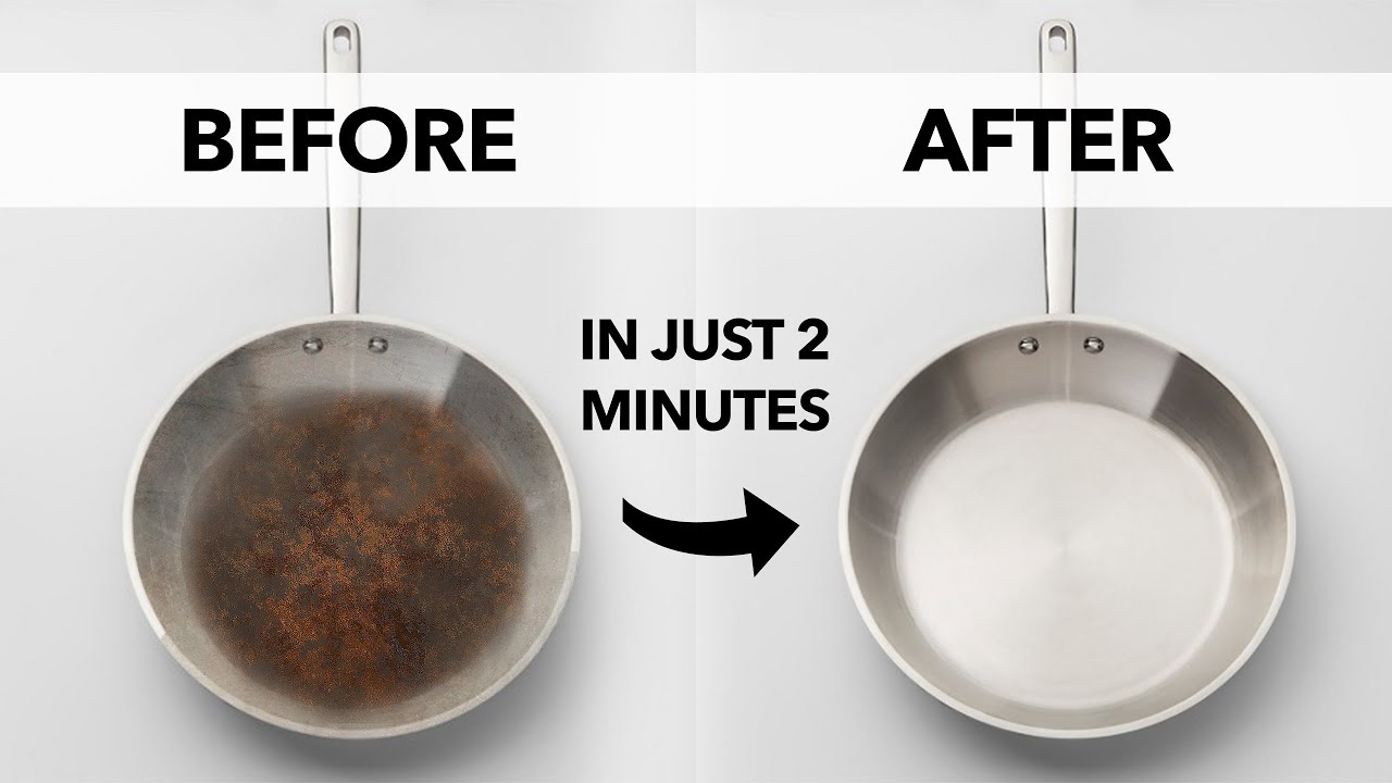 HOW TO CLEAN STAINLESS STEEL PANS