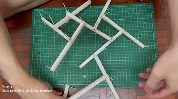 Reciprocal Frame - Physical Model