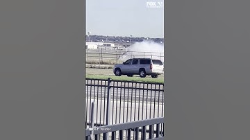 RAW VIDEO: F-35 crashes during test flight at Naval Air Station Joint Reserve Base Fort Worth