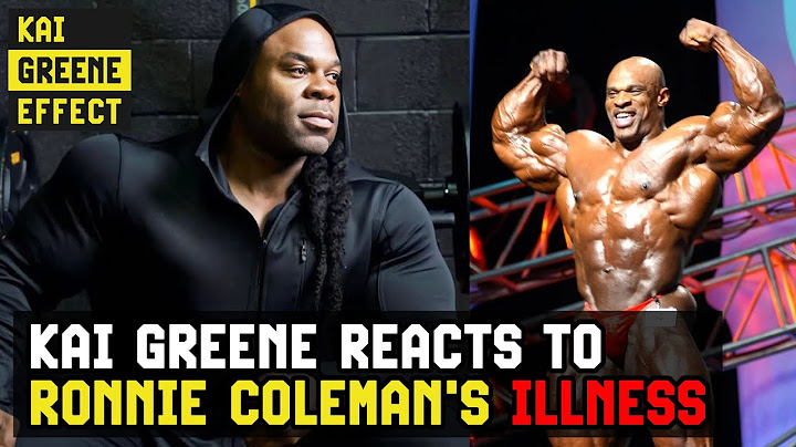 Kai Greene Reacts To Ronnie Coleman's Illness | Kai Greene Effect