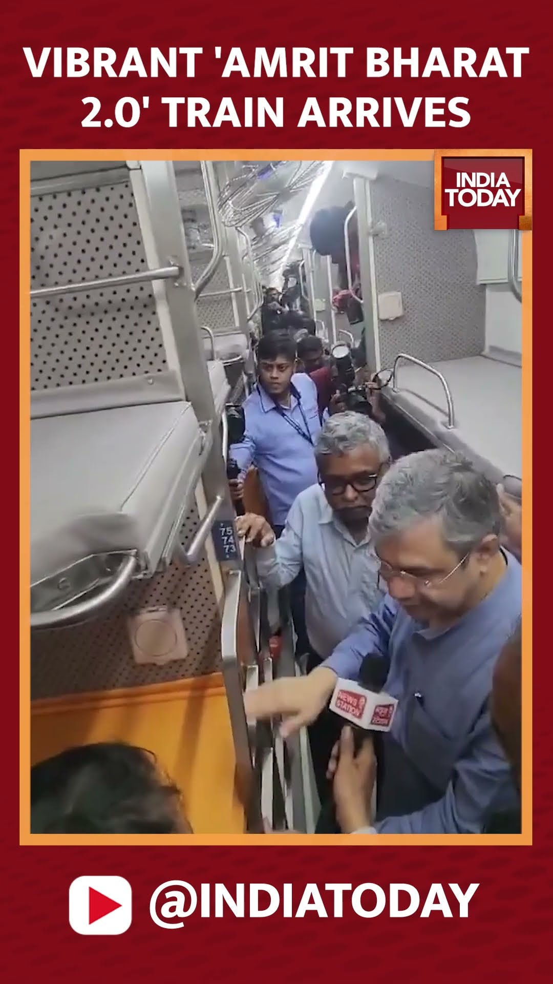 Watch: Features Of Amrit Bharat Version 2.0 Train #shorts #indianrailways #ashwinivaishnaw
