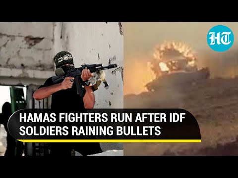 Hamas Fighters Chase Israeli Troops In Ravaged Gaza City; IDF Announces Loss Of Personnel