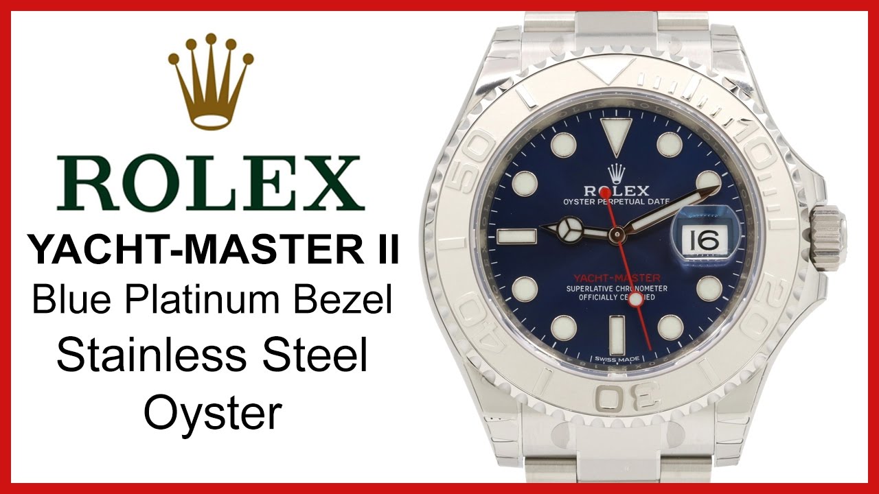 rolex yacht master stainless