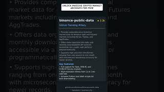 GitHub Trending Repositories: binance/binance-public-data 🇬🇧