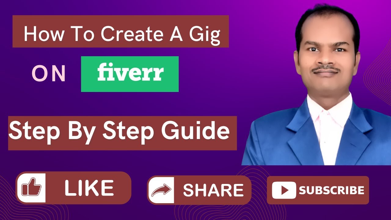 How To Create A Gig On Fiverr ।। Step By Step Guide ।। #fivver - YouTube