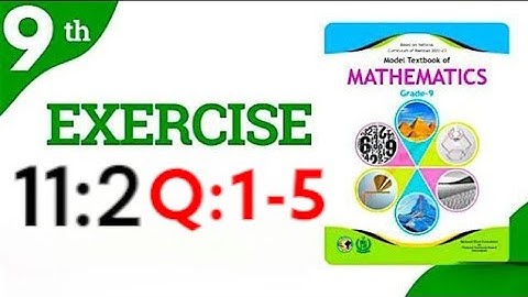 Class 9 exercise 11.2 Q: 1-5 NBF Maths Ex 11.2 national book foundation maths Find Arithmetic Mean