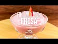 Receta de helado de Fresa Saludable