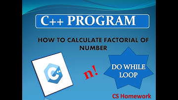 C++ | DO WHILE LOOP | FIND FACTORIAL USING DO WHILE LOOP | PROGRAM