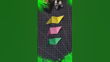 Ghép khối 6 mặt | Origami Polyhedron #shorts