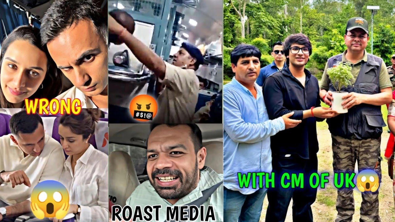 Railway Police shocking video😡 | Flying Beast roast indian media |Shraddha Kapoor VIRAL VIDEO😱
