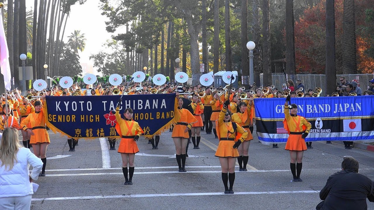 Kyoto Tachibana Shs Band Rose Parade 18 京都橘高校吹奏楽部 Youtube