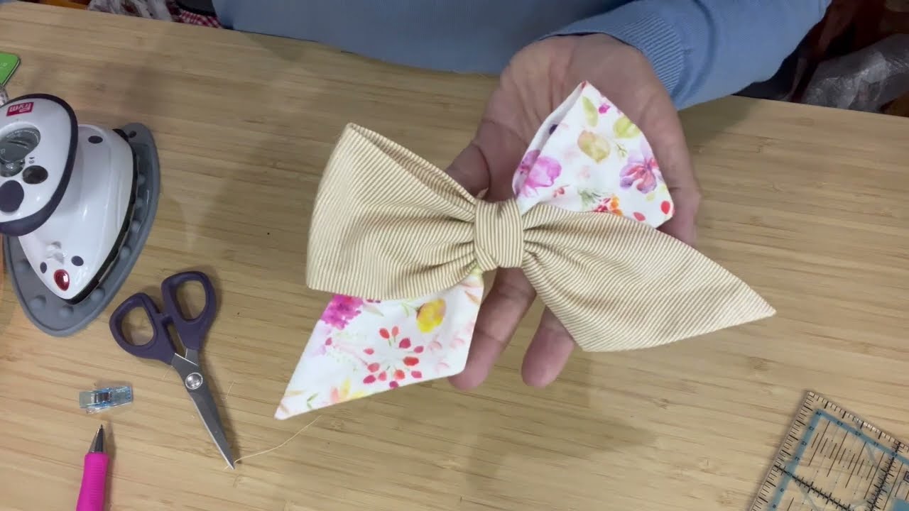 🌹 FIOCCO da fare in pochi minuti con cartamodello GRATIS Tutorial cucito creativo  susi