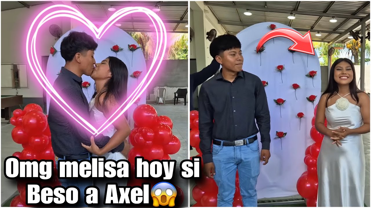Todo terminó con un gran beso/ melisa se soco a Axel todos quedamos en shok 😳