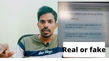 VTU UPDATE TODAY: CLARIFICATION ABOUT 5TH AND 6TH SEM RESULTS