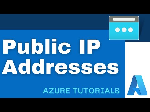 Video: Hvordan godkjenner jeg en IP-adresse i Azure Portal?