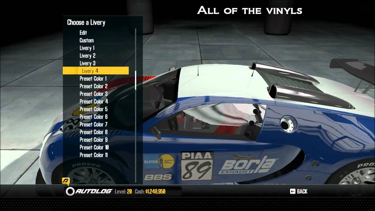 Nfs shift bugatti