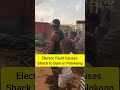 electric fault causes shack to burn in Polokong #viral #news
