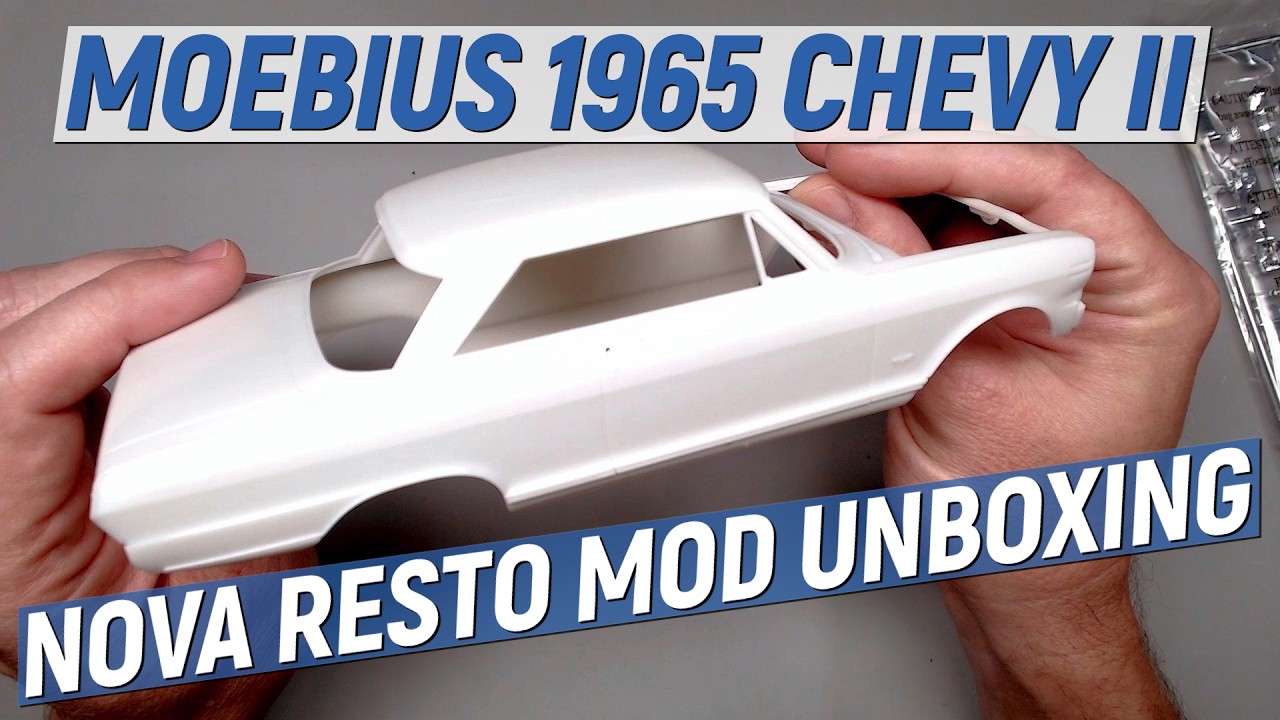 MOE-2323 Moebius Models 1/25 1965 Chevy II Nova Resto Mod Car