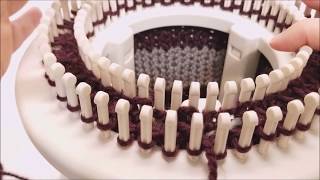 Rotating Double Knit Loom by KB | Gathered Bind Off in the Round