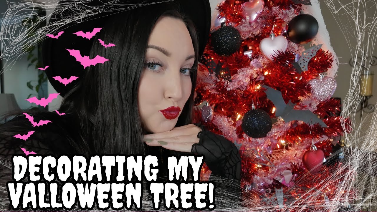 Украшаем вместе елку на Хэллоуин! Мрачный, жутковатый декор ко Дню святого Валентина 2026