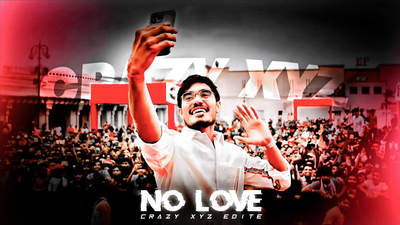 CRAZY XYZ - NO LOVE EDIT | Amit Bhai Edit | Shubh Song Edit