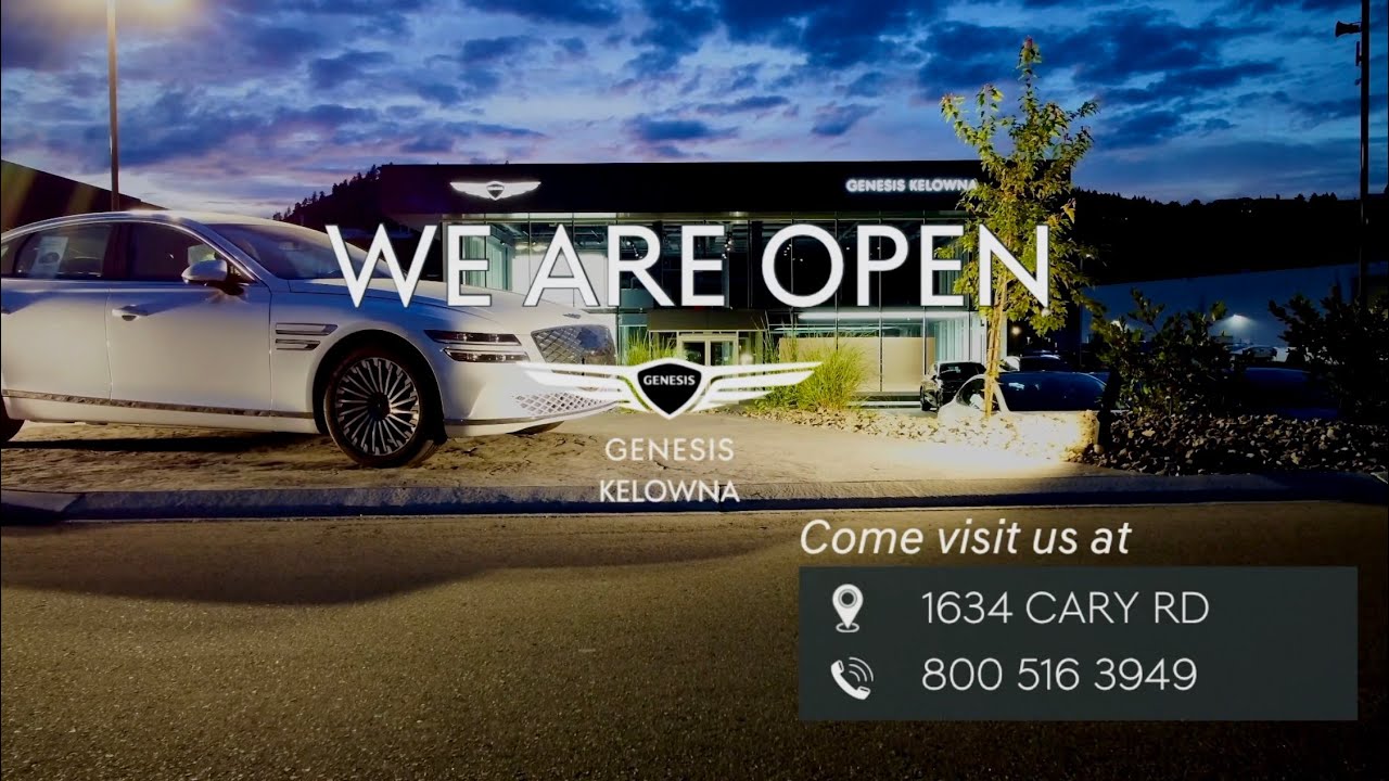 to The All New Genesis Kelowna at 1634 Cary Rd, WE ARE OPEN