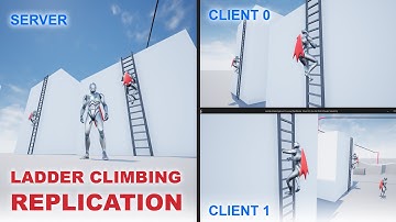 Unreal Engine 5 Ladder Climbing Replication