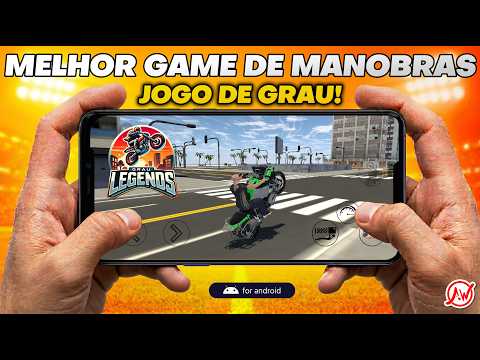 THE BEST WHEELIE GAME IN BRAZIL! 😱 I tested GRAU LEGENDS (Android)