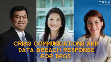 Crisis Communications and Data Breach Response for DPOs | DPEX Network #dataprotection #training