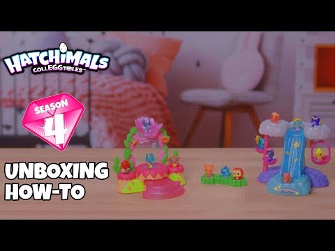 Hatchimals CollEGGtibles | Talent Show Playset \u0026 Waterfall Playset - Unboxing \u0026 How-To - YouTube