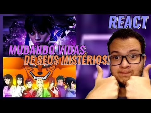 React - Wandinha Addams & Especial Gratidão Naruto | Funkeira de Konoha #1111
