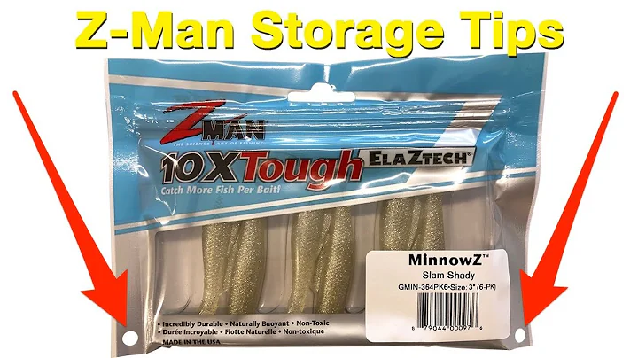 How To Store Z-Man Soft Plastic Fishing Lures (Worm Binder & More)