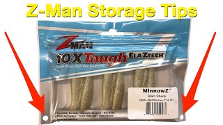 How To Store Z-Man Soft Plastic Fishing Lures (Worm Binder & More) screenshot 2