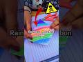 Rainbow carbon paper #experiment #viralexperiment #scienceexperiment