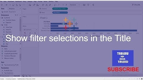 Tableau - Show filter selections in the Title
