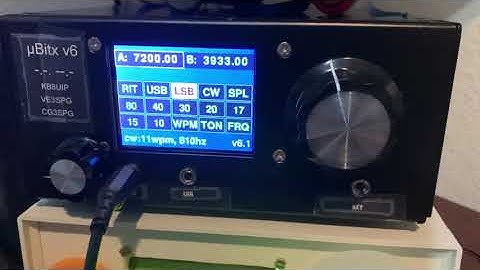 【Bitx】PTT on Bitx-40 is CW transmit