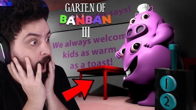 Garten of banban 3 - NOVO personagem STINKY JOEL'S APARECEU FINALMENTE  (Reação) 