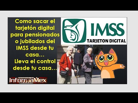 Como sacar el tarjeton digital del IMSS para pensionados o jubilados desde tu casa