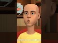 Caillou spelled all impossible from scary spelling correctly (short version)