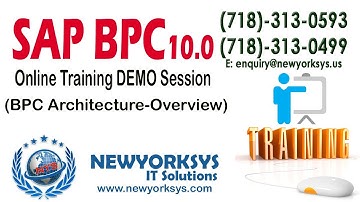 SAP BPC 10.0 Overview Part 3 - BPC Architecture | FULL DEMO