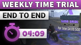 Gta 5 Time Trial This Week End To End | Gta Online Weekly Time Trial End To End (04:09)