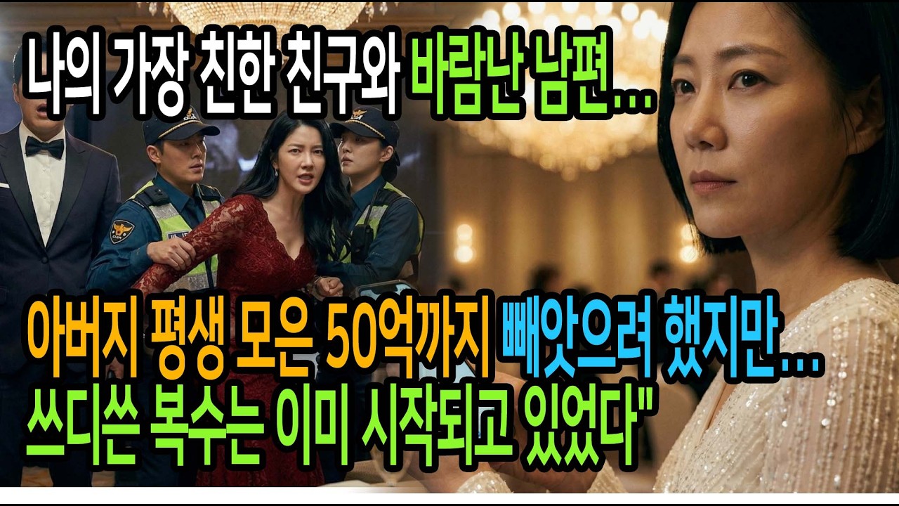 나의 가장 친한 친구와 바람난 남편, 아버지 평생 모은 50억까지 빼앗으려 했지만...
