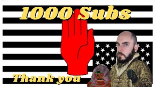 Thank You For 1000 Subscribers!
